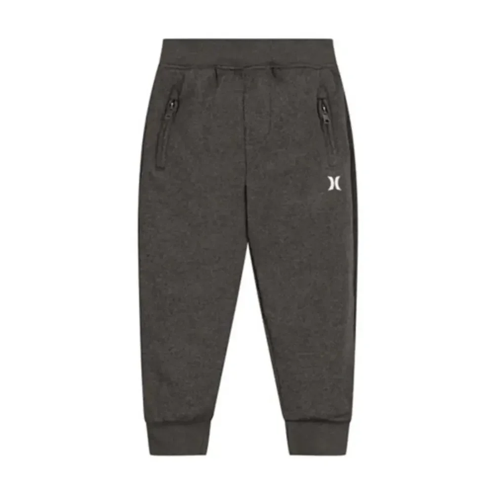 Hurley Boys Activewear Charcoal Gray Jogger Sweatpants Youth Size 6